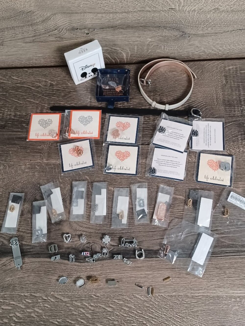 KEEP Collective Lot of Bracelets, Charms and Keys: Some Brand New